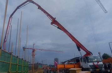 貴州科幻城，平板澆筑，C40標(biāo)號(hào)